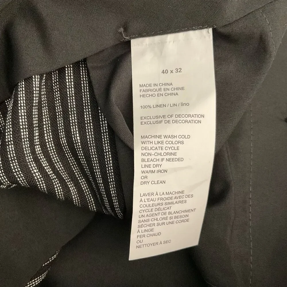 Cubavera Men's 40 x 32 Mini Stripe Linen Pant‎ Summer Vacation Trousers